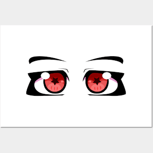 Anime Eyes Red Demon Posters and Art